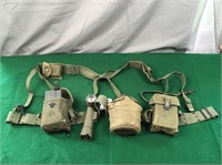 Early Vietnam Military Canvas-4 Magazines,