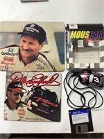 2 DALE EARNHARDT SR MOUSE PADS AND MOUSE