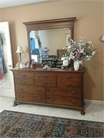 Durham furniture dresser with mirror