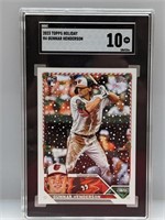 2023 Topps Holiday RC Gunnar Henderson H4 SGC 10