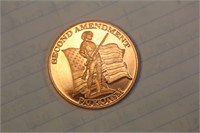 One Ounce Copper Round