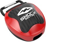 Shock Doctor Microbial Mouth Guard Case, Red