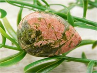 UNAKITE CABOCHON ROCK STONE LAPIDARY SPECIMEN