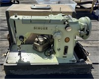 Mint Green Singer Sewing Machine