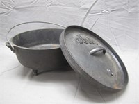 Vintage Cast Iron Chicken Fryer W/Lid