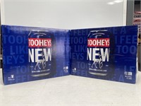 2 x Cardboard TOOHEY’S Beer Cartons w/- Empty