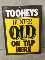 Original 1980’s Perspex TOOHEY’S Pub Sign Framed