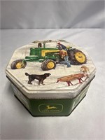 VINTAGE JOHN DEER OCTAGON TIN 5.5"