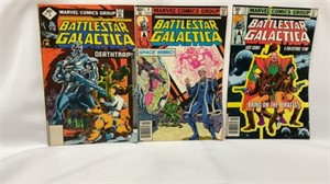 Marvel Comics Battlestar Galactica Issue 3, 9, &