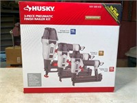 NEW 3pc pneumatic finish nailer kit