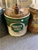 Vintage Quaker State Oil Can