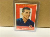 1959-60 Topps Larry Popein # 21 Hockey Card