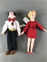 18" Blondie & Dagwood Dolls NWT