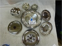 Misc. Metal trays, Bowls