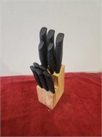 10pc Stainless Knife Block