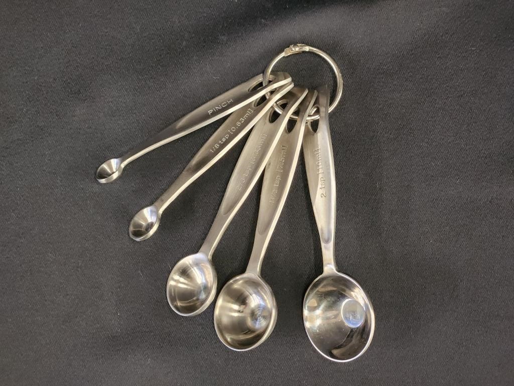 AMCO RUST PROOF STAINLESS STEEL MEASURING SPOONS