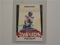 RUSSELL WILSON SIGNED SPORTS CARD WITH COA