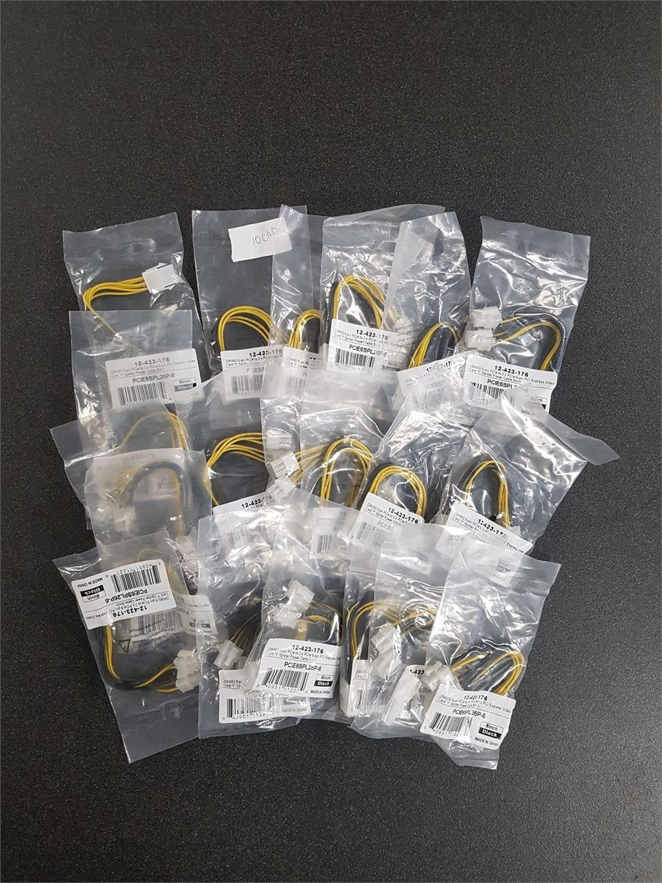 6 Pin to 2X 6 pin M PCIE Power Splitter Y-Cable