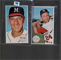 Warren Spahn & Dick Groat 1964 Topps Giants