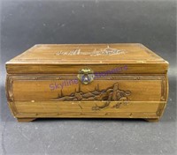 Wooden Oriental Jewelry Box