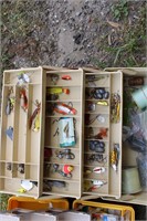 3 TACKLE BOXES WITH TACKLE