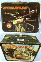 VINTAGE 1977 THERMOS STAR WARS METAL LUNCH BOX