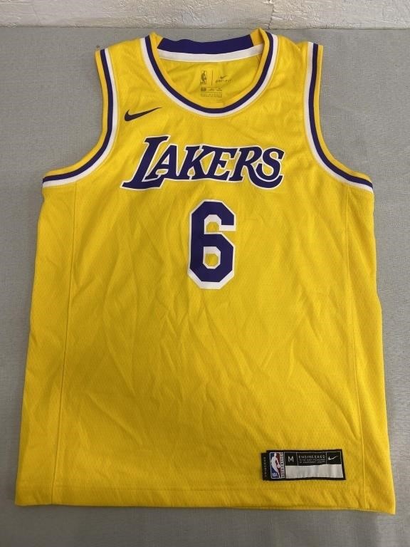 Youth LeBron James Lakers #6 Jersey Size Medium