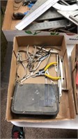 Various small hand tools and pliers