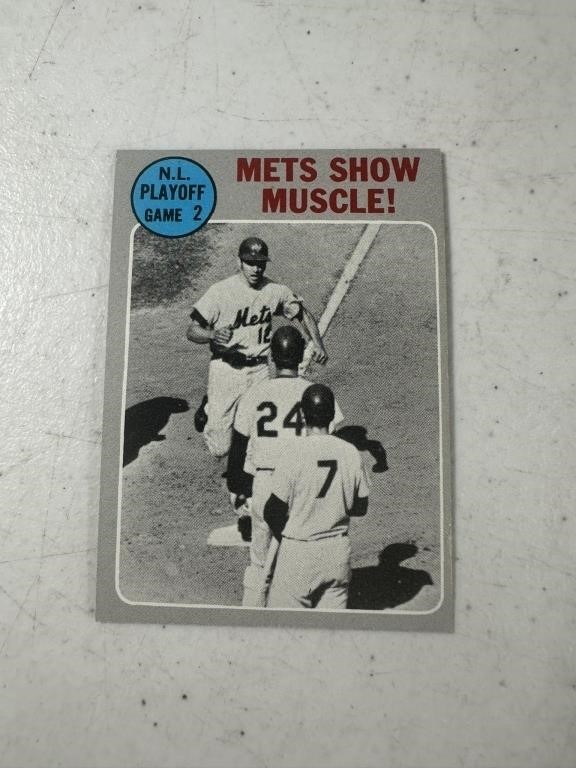 1970 TOPPS BASEBALL "METS SHOW MUSCLE" NL PLAYOFF