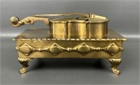 Vintage Solid Brass Cello Jewelry Box
