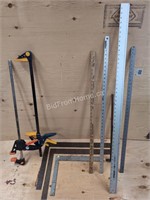BAR CLAMPS AND YARD STICKS