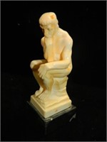 Gino Ruggeri 5" Naked Thinking Guy Statue
