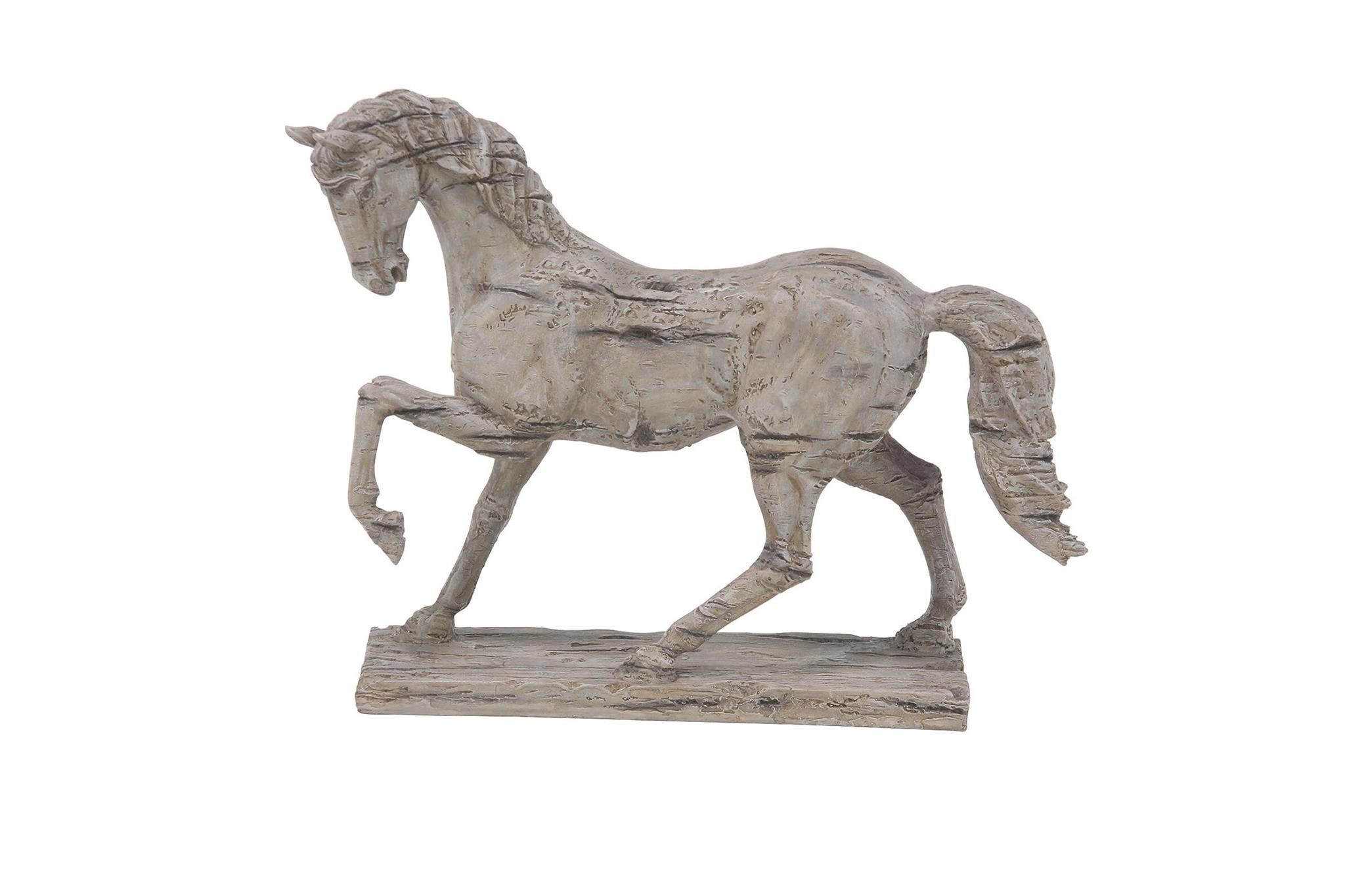 Deco 79 Polystone Horse Decorative Sculpture Pranc