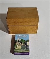 Recipe box and Historical Houses cards