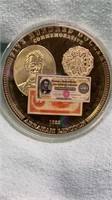 1922 commemorative Gold certificate coin