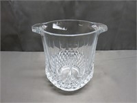 Glass Crystal Ice Bucket 7.5"