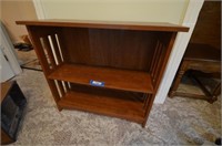 PRESSED WOOD 3 SHELF BOOKCASE - 35 IN X 13 IN X