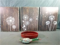 Set of 3 Wall Hangings Measure 11.75" x 15.75"