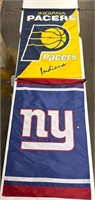 Indiana Pacers flag New York flag