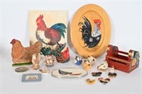 Chicken Art, Decor, Coasters, Candles