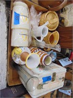 VINTAGE METAL LUNCH BOX, MCDONALDS & OTHER MUGS