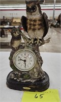 Vintage owl clock