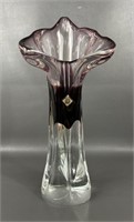 Vtg. Glassworks Chrisbska Hand Blown Glass Vase