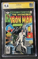 Iron Man 125 CGC SS 9.4 Signed Bob Layton