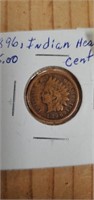 1896 Indian head penny
