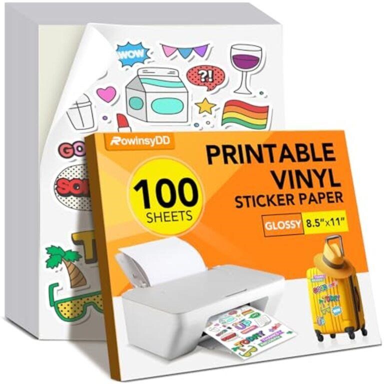 100 PCS Sticker Paper for Inkjet