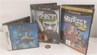 1 jeux DS & 2 jeux GameCube dont Splinter Cell