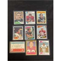 (11) Vintage Football Cards Stars/hof/rc