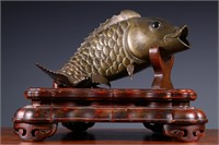 Copper fish ornaments
