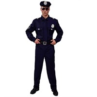 KalcyKizz Adult Police Costume for men